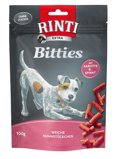Rinti Extra Bitties Havuçlu ve Ispanaklı Köpek Ödül Maması 100 Gr