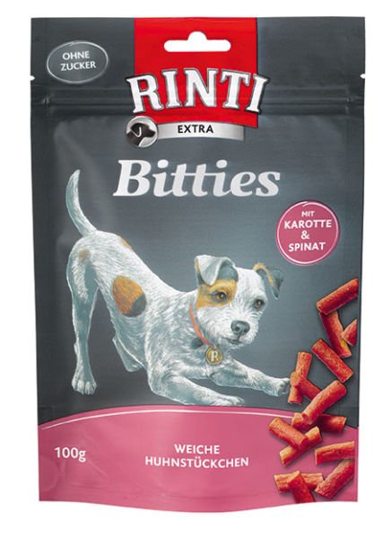 Rinti Extra Bitties Havuçlu ve Ispanaklı Köpek Ödül Maması 100 Gr
