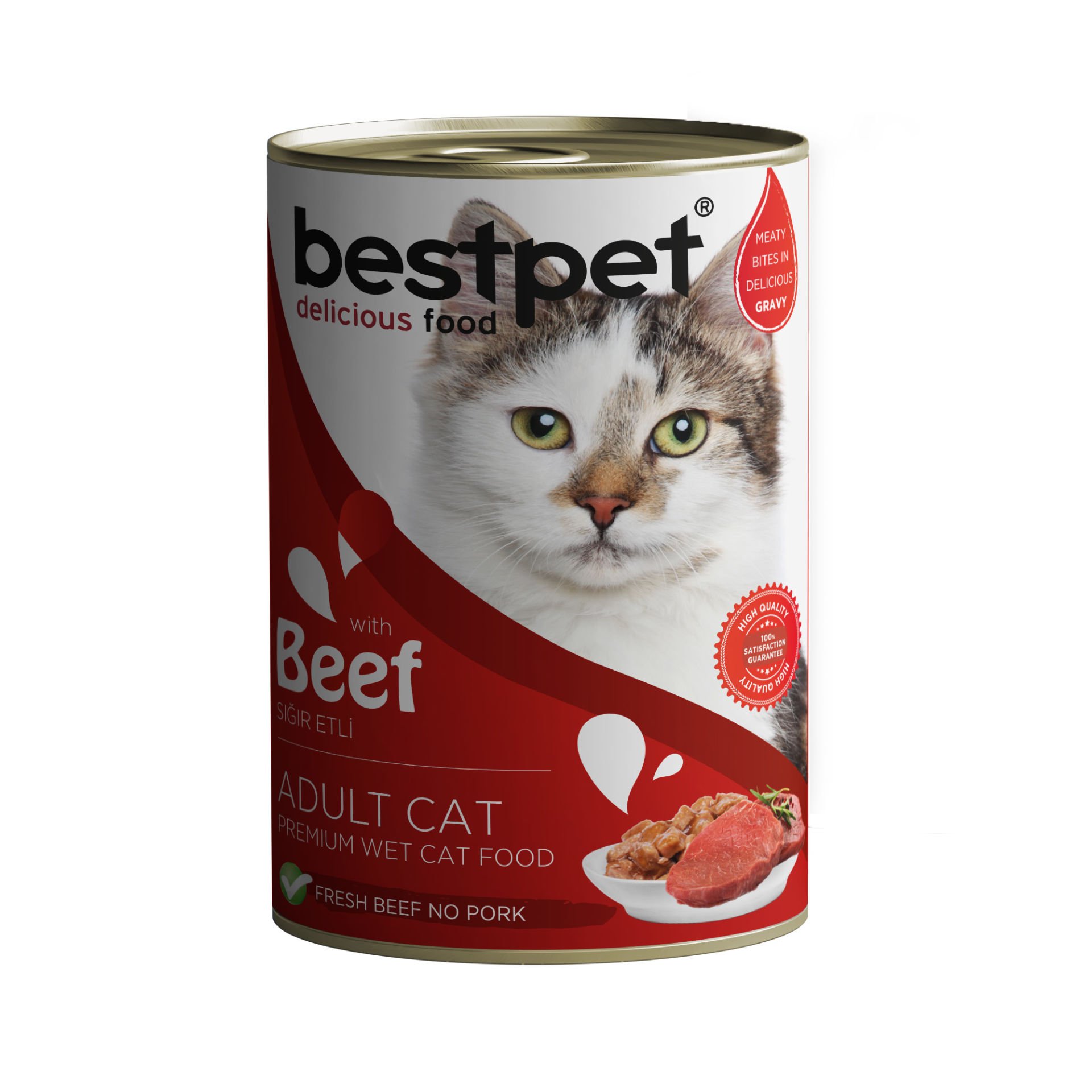 Bestpet Beef In Gravy Yaş Kedi Maması 400 gr