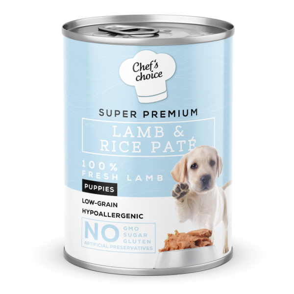 Chef's Choice Lamb & Rice Pate For Puppies Yaş Köpek Maması 400 gr