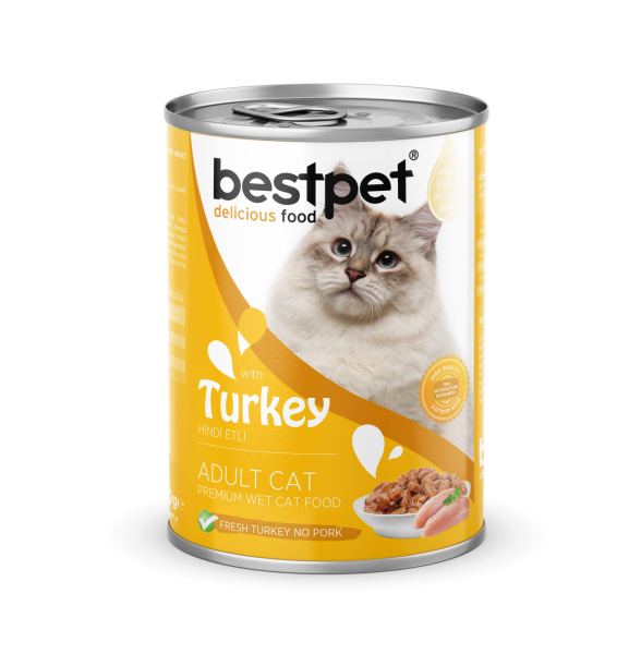 Bestpet Turkey In Gravy Yaş Kedi Maması 400 gr
