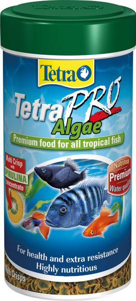 Tetra Pro Algae Crisps Bitkisel Cips Balık Yemi 250 ml