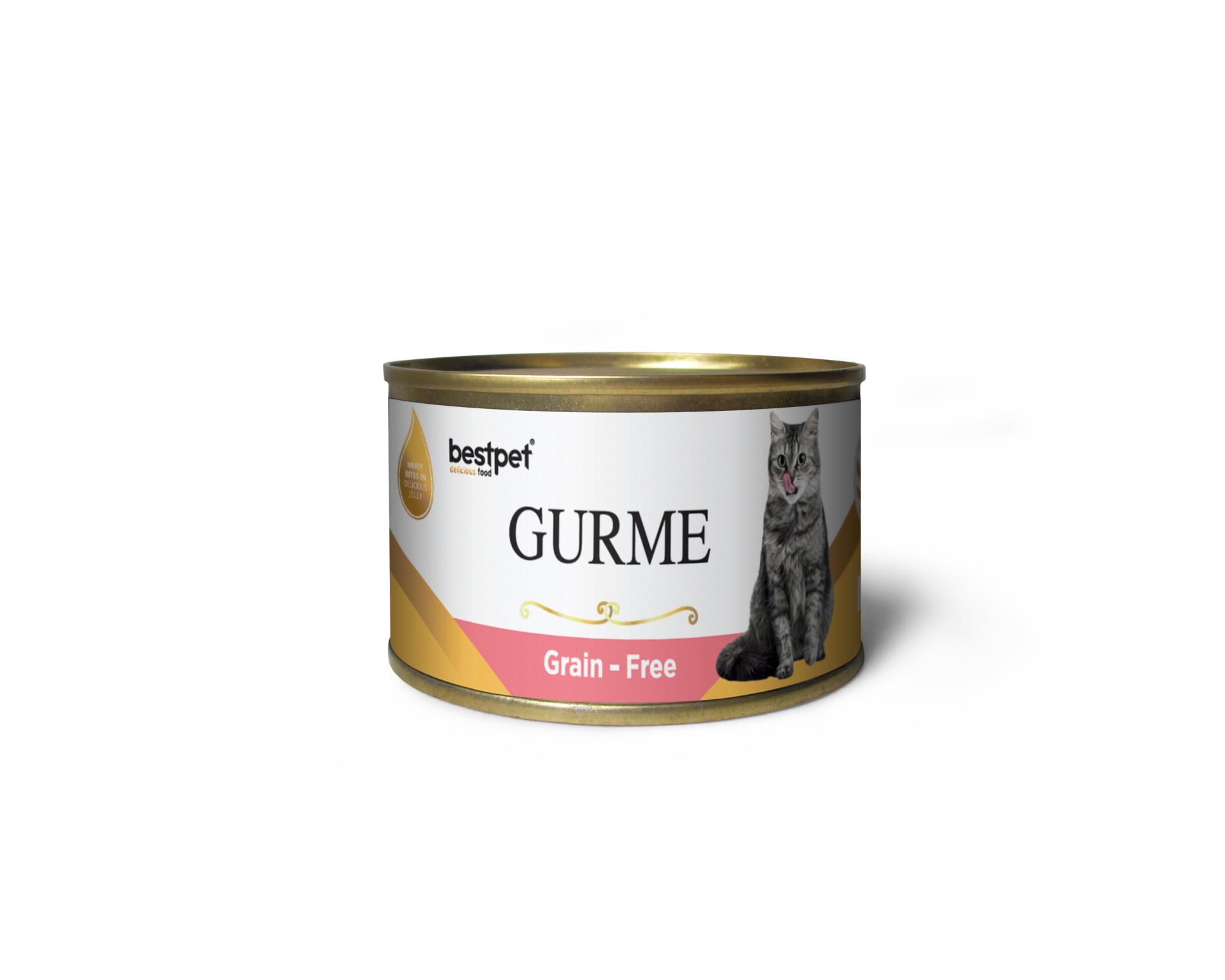 Bestpet Gurme - Salmon In Jelly For Sterilised Cat Yaş Kedi Maması 100 gr