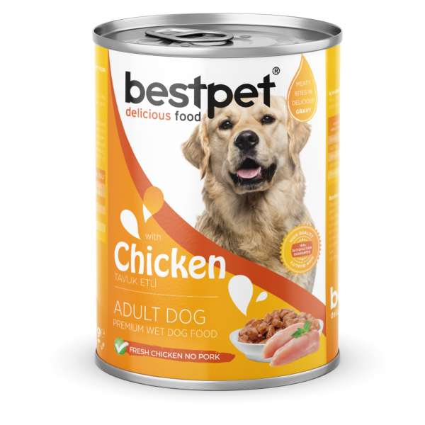 Bestpet Dog With Chicken Gravy Yaş Köpek Maması 400 gr
