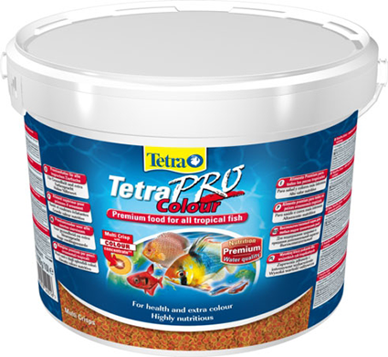 Tetra Pro Colour Crisps Balık Yemi 10 Lt