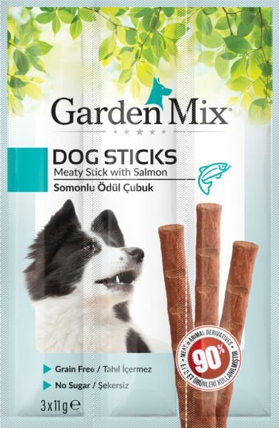 Garden Mix Somonlu Köpek Stick Ödül 3*11g
