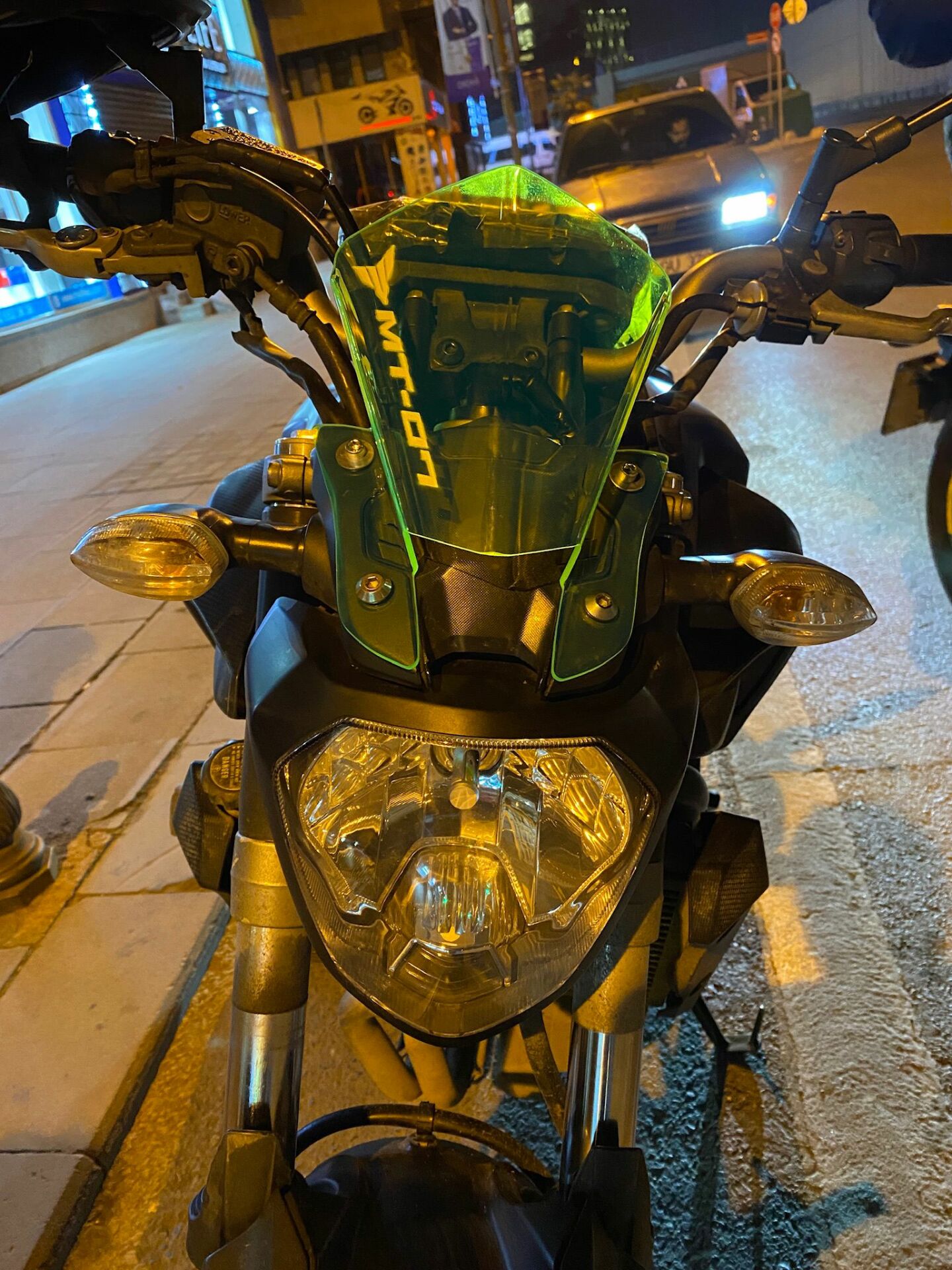 Yamaha Mt-07 2014-2017 Renkli Ön Cam