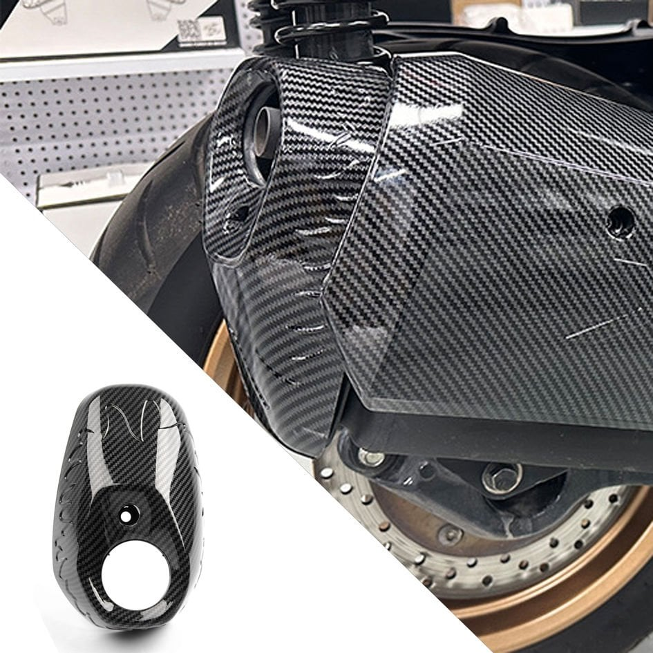 Xmax 250-300 2018-24 Egzoz Arka Koruma Karbon Kapak