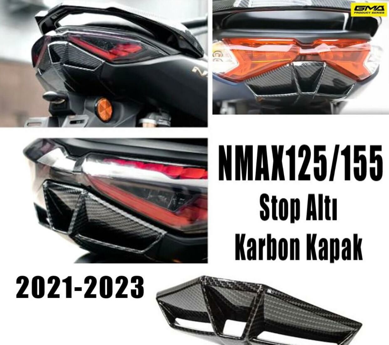 Nmax 125-155 21-24 Stop Altı Karbon Kapak