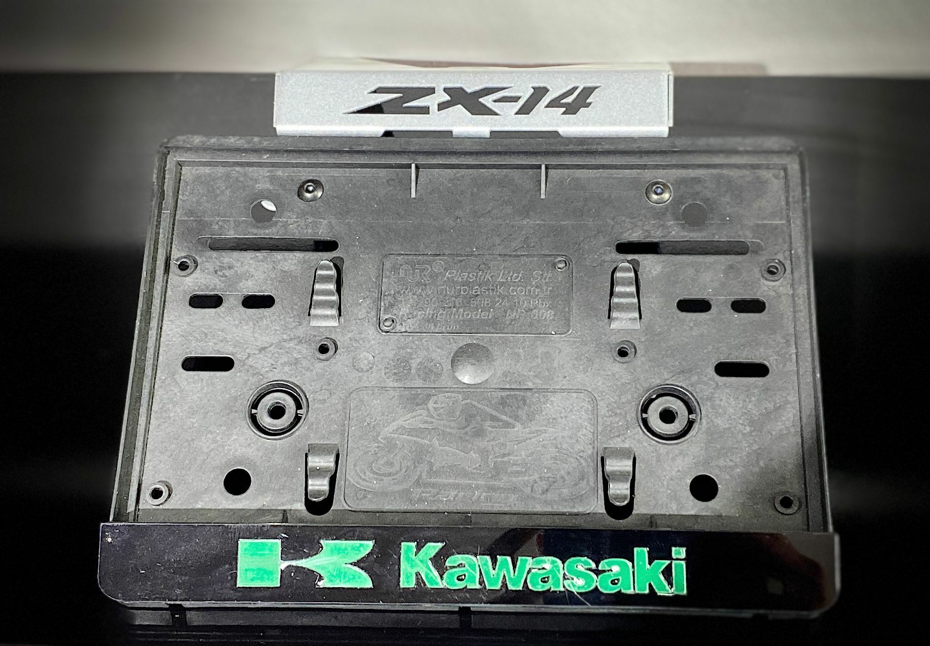 Kawasaki Zzr 1400 Kısa Spor Sabit Plakalık