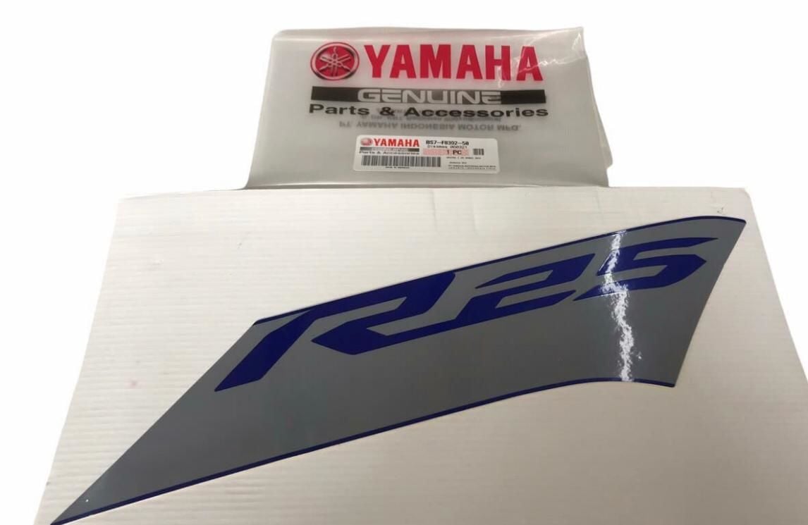 Yzf R25 2020 Orjinal Sol Mavi Grenaj Sticker BS7-F8391-50