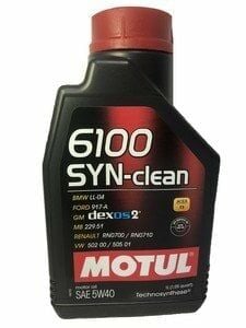 Motul Motor Yağı 5W/40 SYN-clean 6100 (1 LT) -Motul