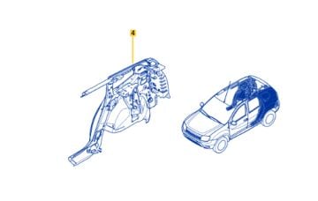 Duster 1-I Arka Sağ Çamurluk (2010-2017) 781006159R -Renault Mais