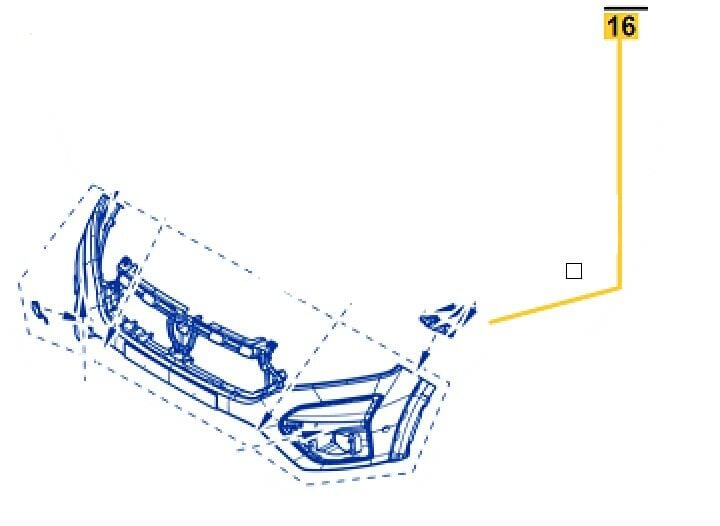 Taliant Ön Tampon Sol Tampon Braketi 622232079R -Renault Mais