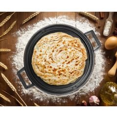 Lava Döküm Çap Ø 28cm Gözleme ve Bazlama Tavası Çift Taraflı