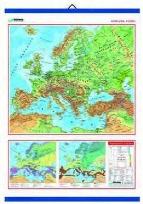 Avrupa Fiziki Haritası Kaplamalı