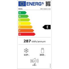 Regal NFK 54021 E IG E Enerji Sınıfı 481 Lt NoFrost Alttan Donduruculu Buzdolabı