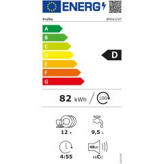 Profilo BMS612V5 D Enerji Sınıfı 6 Programlı 12 Kişilik Bulaşık Makinesi