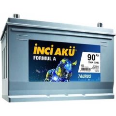 12V  90 Ah  AKÜ 750 EN  Formul A Taurus İNCİ