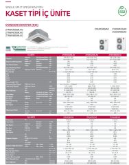 LG ZTNW24GPLA0 24000 Btu/h A Sınıfı Inverter Kaset Tipi Klima