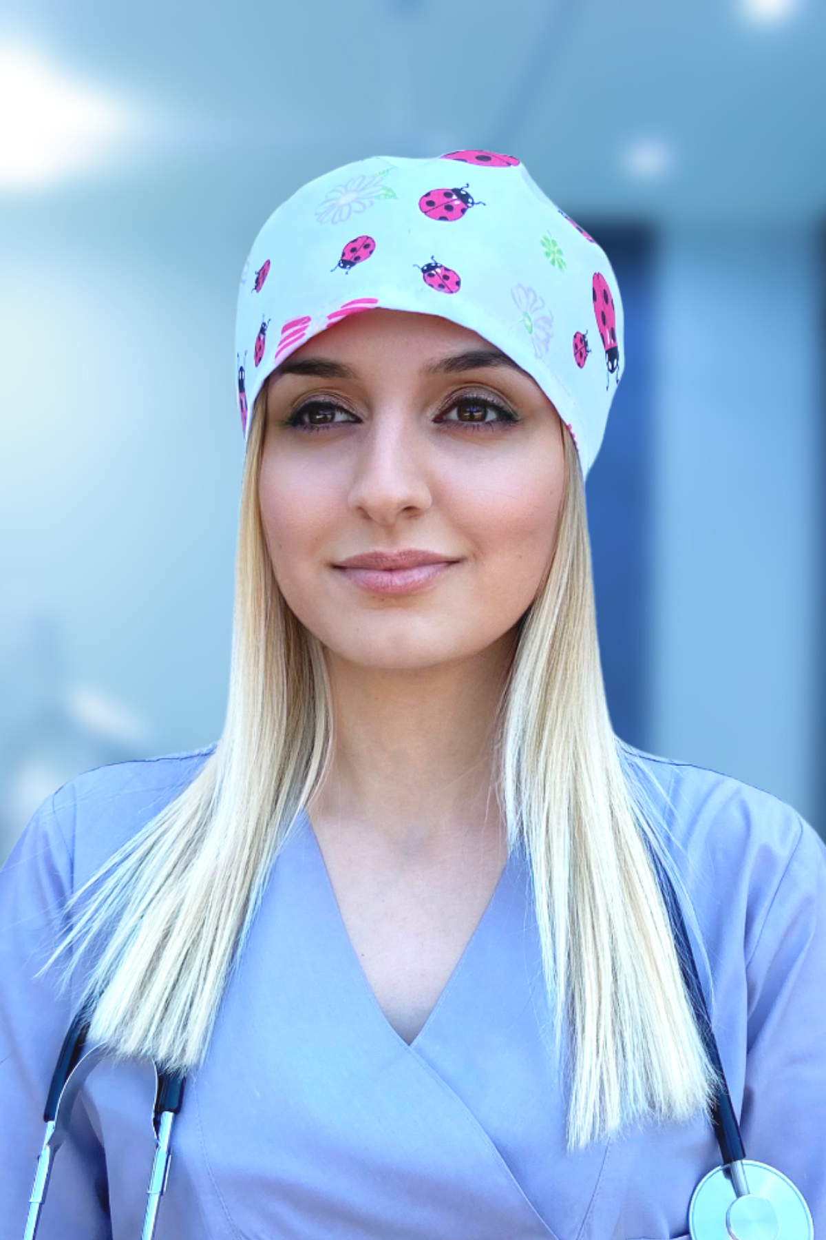 Uğur Böceği Figürlü Doktor Hemşire Cerrahi Bone