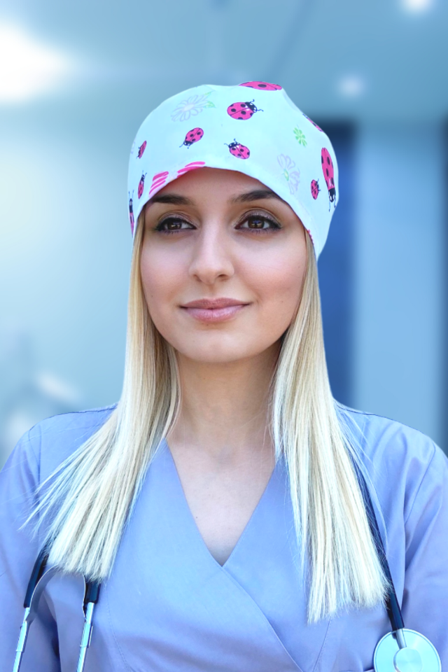 Uğur Böceği Figürlü Doktor Hemşire Cerrahi Bone