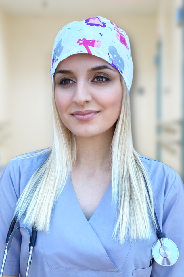 Renkli Karma Hayvan Figürlü Doktor Hemşire Cerrahi Bone