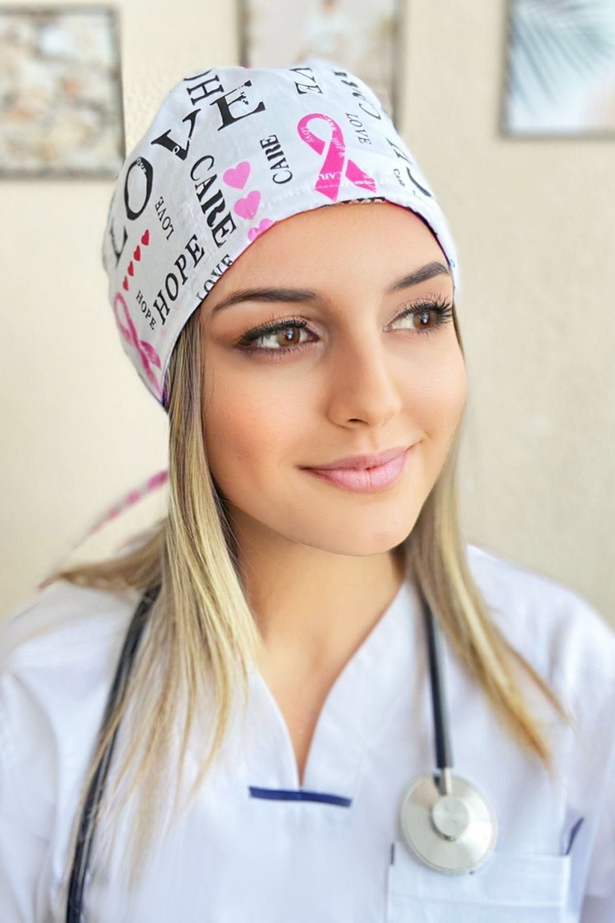 Yazı Baskılı Doktor Hemşire Cerrahi Bone