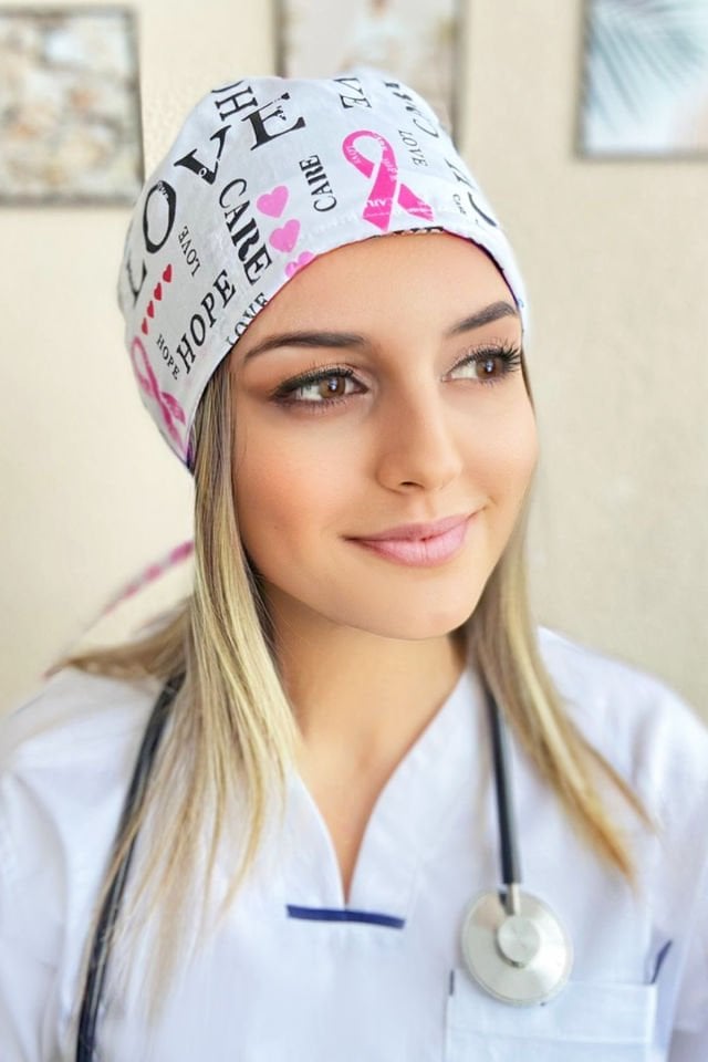 Yazı Baskılı Doktor Hemşire Cerrahi Bone