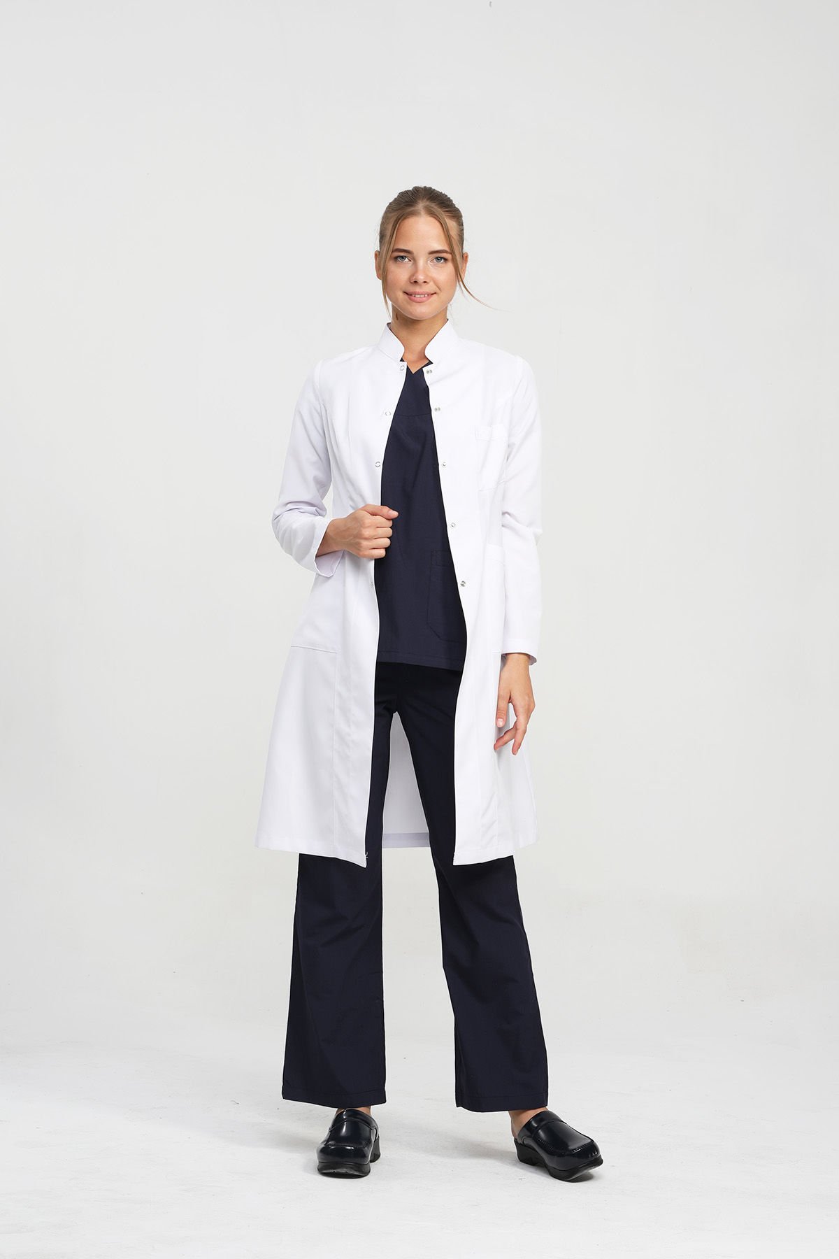 Kadın Hakim Yaka Uzun Boy Önlük