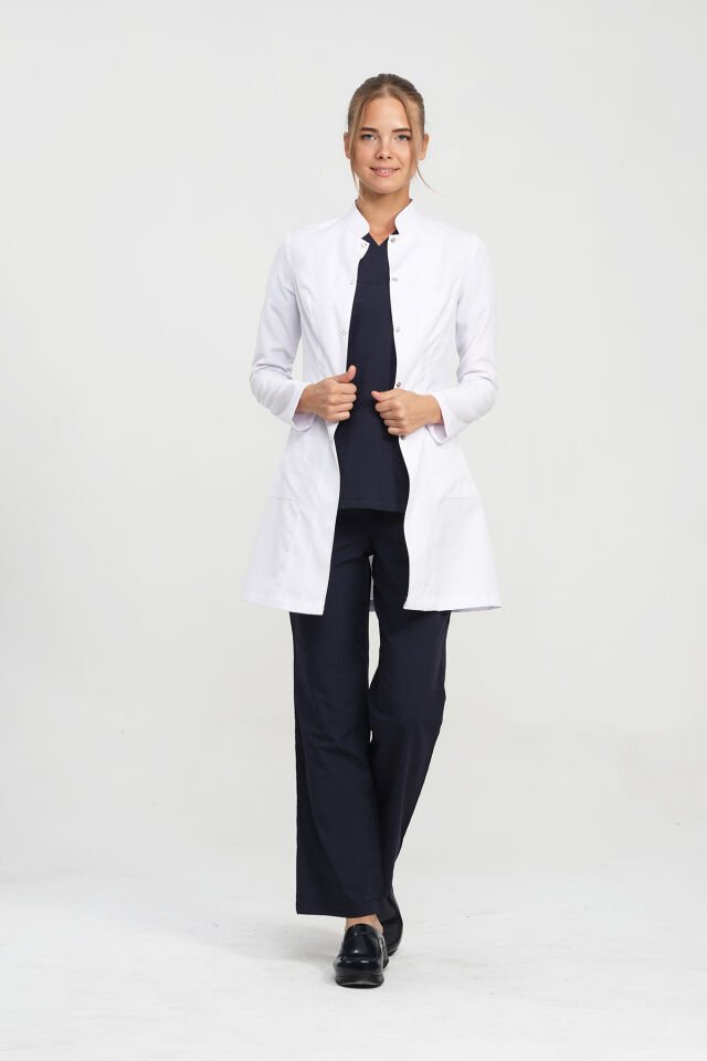 Bayan Hakim Yaka Ara Boy Önlük