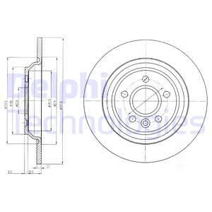ARKA FREN AYNASI VOLVO S60 II-10 V60 10 V70 08 XC70 07 S80 10 302x5DL-DELPHI BG4239C-30769059-31471746