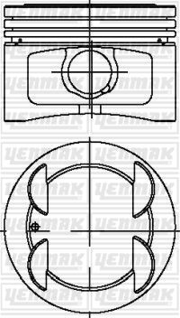 MOTOR PİSTON SEGMAN STD PALIO-SIENA-MAREA 1.6 16V-YENMAK 31-04269-000