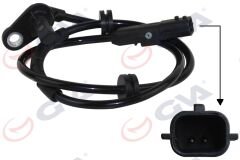 ABS SENSÖRÜ ARKA SAG CLIO II 98- 1640mm-GVA 5314110-7700411746