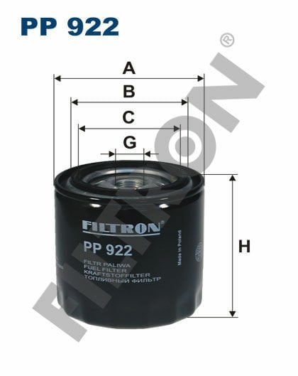 YAKIT FİLTRESİ MAZDA B-SERİE PİCKUP 2.5 D 4WD 78HP 09/98-06/99-FILTRON-PN1713ZA5A