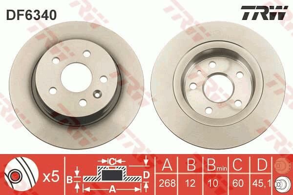 ARKA FREN AYNASI ASTRA J 09 MOKKA 13 CRUZE 09 AVEO 11 TRAX 12 268.5x12x5DL DOLU 569074-95527032-95527032-TRW-569072-13502135-13502136-13505759