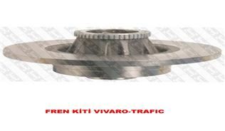 ARKA FREN AYNASI RENAULT TRAFIC II 01 06 OPEL VİVARO 01 06 280x12x5DELİK-SNR KF155.70U-7711130076-8200228610-7701206846