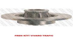 ARKA FREN AYNASI RENAULT TRAFIC II 01 06 OPEL VİVARO 01 06 280x12x5DELİK-SNR KF155.70U-7711130076-8200228610-7701206846