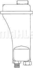 RADYATOR SU DEPOSU BMW M50 M52 E36 E39 E38-MAHLE CRT51000S-17111723520