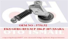 ALTERNATÖR GERGİ RULMANI GERDİRİCİ P206 1.4i-1.6i-16 16V 98- -XSARA 1.4i-1.6-1.6 16V 97-05-INA 534003710-5751.52-96218349