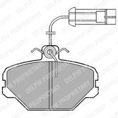 ÖN BALATA FIAT TEMPRA-TİPO 88-97-DELPHI LP566-5892330-793382-5888781