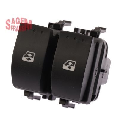 CAM AÇMA DÜĞMESİ CLIO II BBO 0220 ÖN SOL SİYAH ÇİFTLİ-SAGEM 500120-8200060045