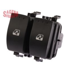 CAM AÇMA DÜĞMESİ CLIO II BBO 0220 ÖN SOL SİYAH ÇİFTLİ-SAGEM 500120-8200060045