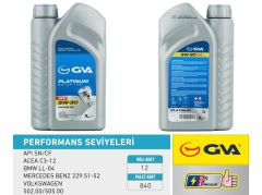 MOTOR YAĞI 5W30 1 LT PLATINUM PARTİKÜLLÜ-DPF TAM SENTETİK API SN/CF-GVA 9920150-5W30-93165554-7711943759