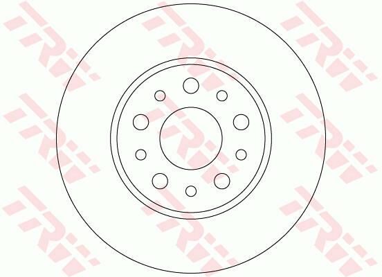 FREN DİSKİ ARKA FIAT 500 L 12 EGEA 15 1.0 1.3 MTJ 1.4 1.6 MTJ 15 251x41x5 DELİK-TRW-51885409-52067389-52067390-51808471