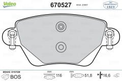 ARKA BALATA KNG 01 MONDEO 00 07 JAGUAR XTYPE 01 09-VALEO-7701207187-1S712M008AD-WVA23557