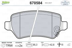 ARKA BALATA ASTRA G 98 ASTRA H 05 MERIVA 03 ZAFIRA 00 COMBO 02-VALEO-93188727-1605967-1605086-WVA23415