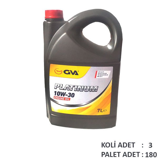 MOTOR YAĞI 10W30 7 LT PLATINUM TAM SENTETİK API SL/CF-GVA 9920226-10W30