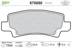 ARKA BALATA COROLLA 1.4 1.6 1.4VVTİ 1.6VVTİ 1.8 VVTİ 00-02 7.07 1.4 D4D 04-07 2.0D4D 02-07-VALEO-0446602070-0446602020-WVA23816