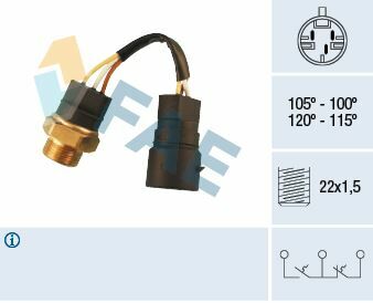 FAN MÜŞÜRÜ HARARET FİŞLİ CORSA B-COMBO B-TIGRA 1.0-1.2-1.4-1.6-FAE 38220-1846201-90482428